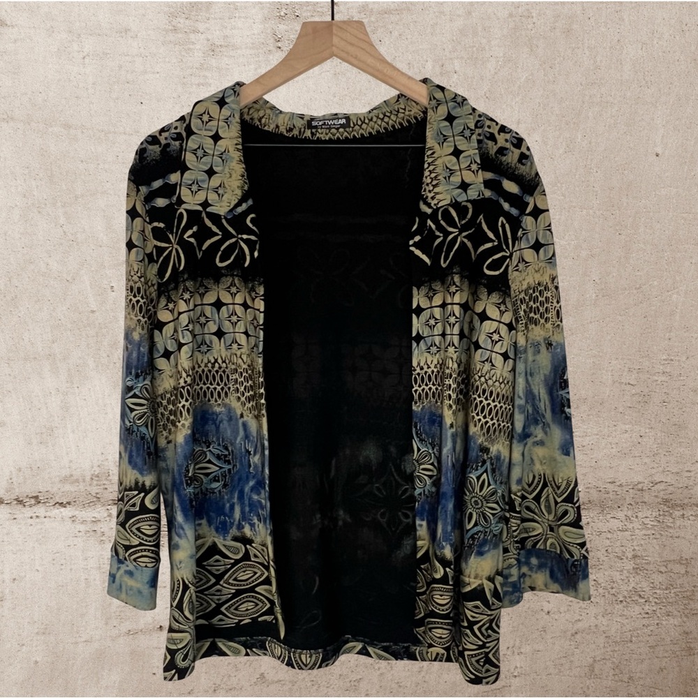 Patterned Women's Sweater from Softwear by Mark Singer, Size L